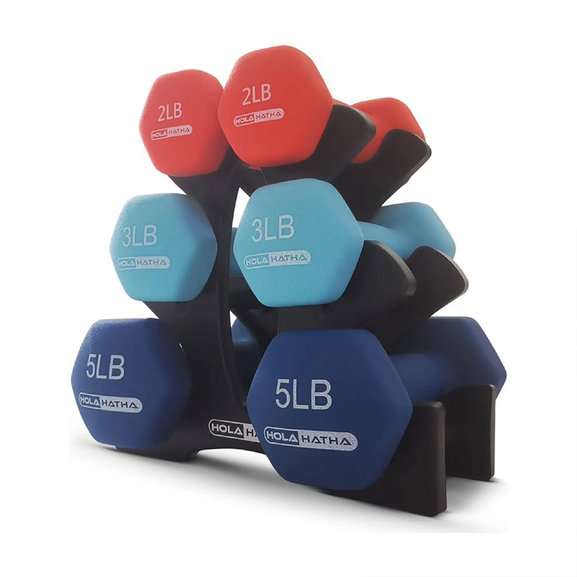 2, 3, & 5 LB Neoprene Dumbbell Premium Weight Set 